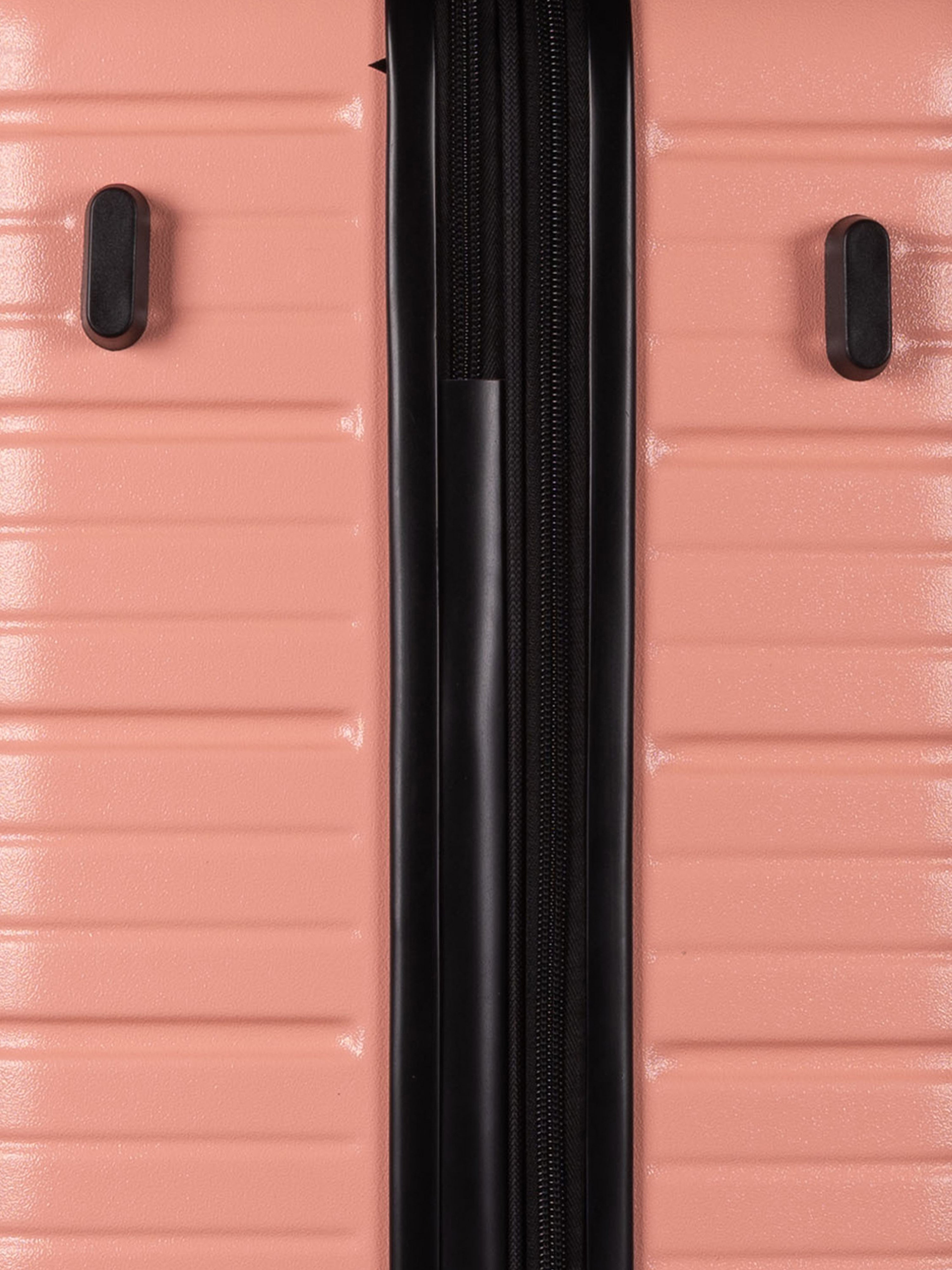 BEOW 3 Piece Pink Luggage Set – 20", 24" & 28" Suitcases with Expandable Hard Shell, Spinner Wheels & TSA Locks