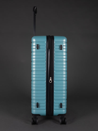 BEOW 3 Piece Teal Luggage Set – 20", 24" & 28" Suitcases with Expandable Hard Shell, Spinner Wheels & TSA Locks