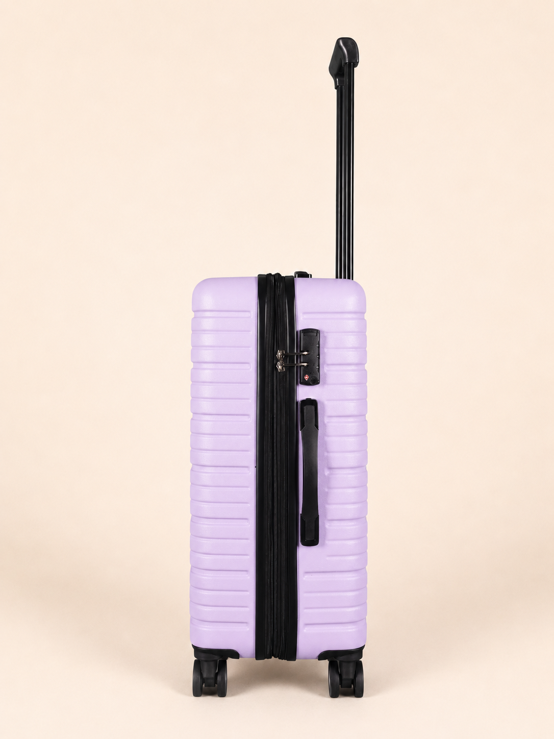 BEOW 3 Piece Lavender Luggage Set – 20", 24" & 28" Suitcases with Expandable Hard Shell, Spinner Wheels & TSA Locks