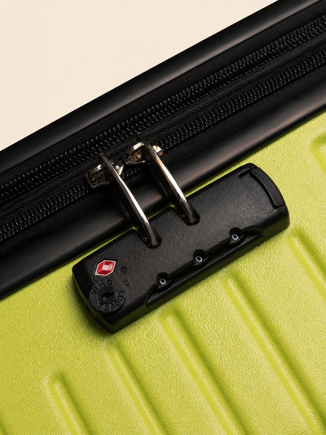 BEOW 3 Piece Lime Green Luggage Set – 20", 24" & 28" Suitcases with Expandable Hard Shell, Spinner Wheels & TSA Locks