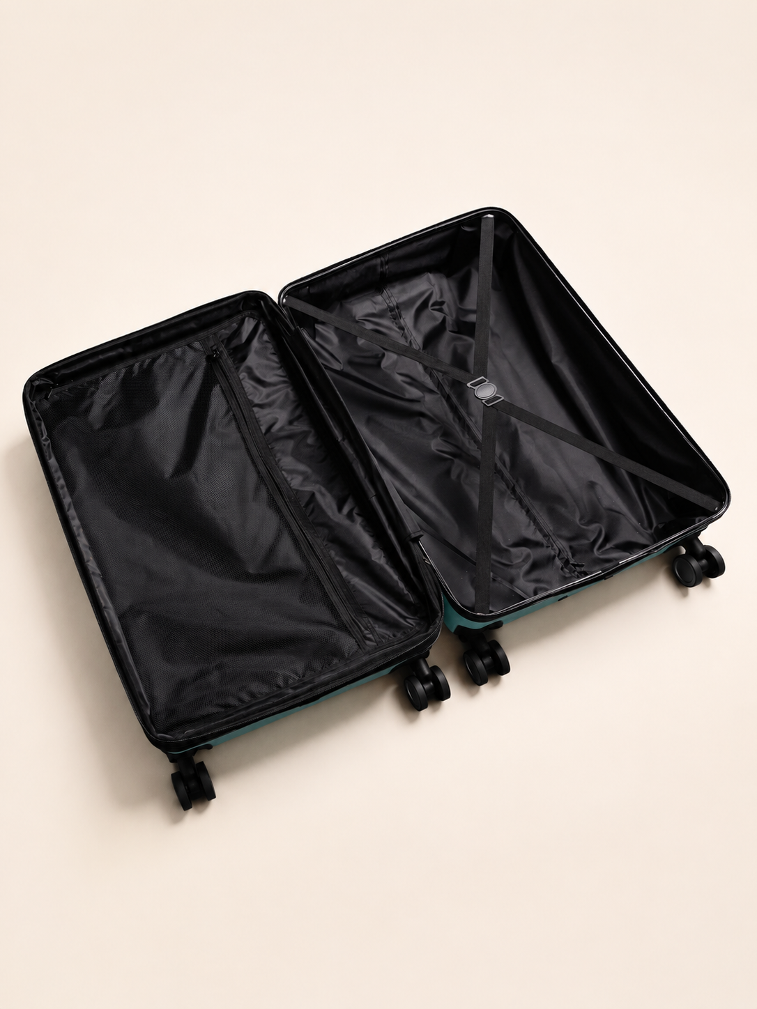 BEOW 3 Piece Mint Luggage Set – 20", 24" & 28" Suitcases with Expandable Hard Shell, Spinner Wheels & TSA Locks