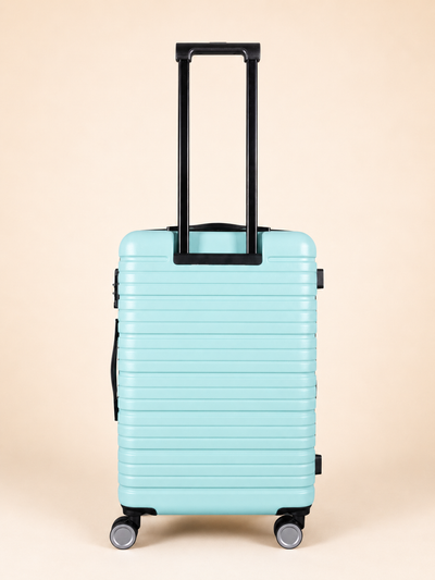 BEOW 3 Piece Mint Luggage Set – 20", 24" & 28" Suitcases with Expandable Hard Shell, Spinner Wheels & TSA Locks