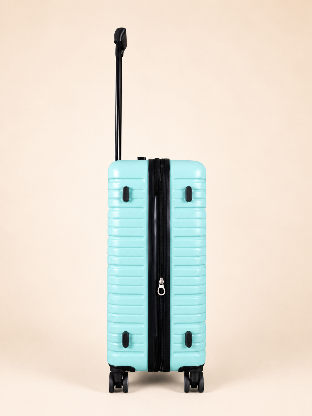 BEOW 3 Piece Mint Luggage Set – 20", 24" & 28" Suitcases with Expandable Hard Shell, Spinner Wheels & TSA Locks