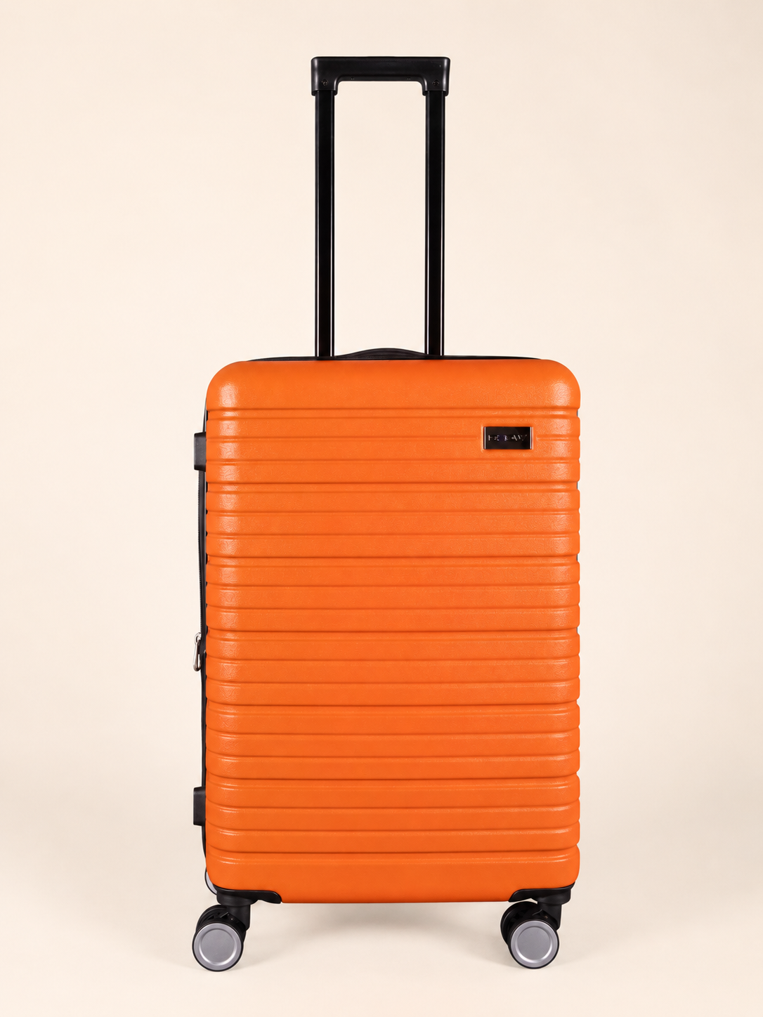 BEOW 3 Piece Orange Luggage Set – 20", 24" & 28" Suitcases with Expandable Hard Shell, Spinner Wheels & TSA Locks