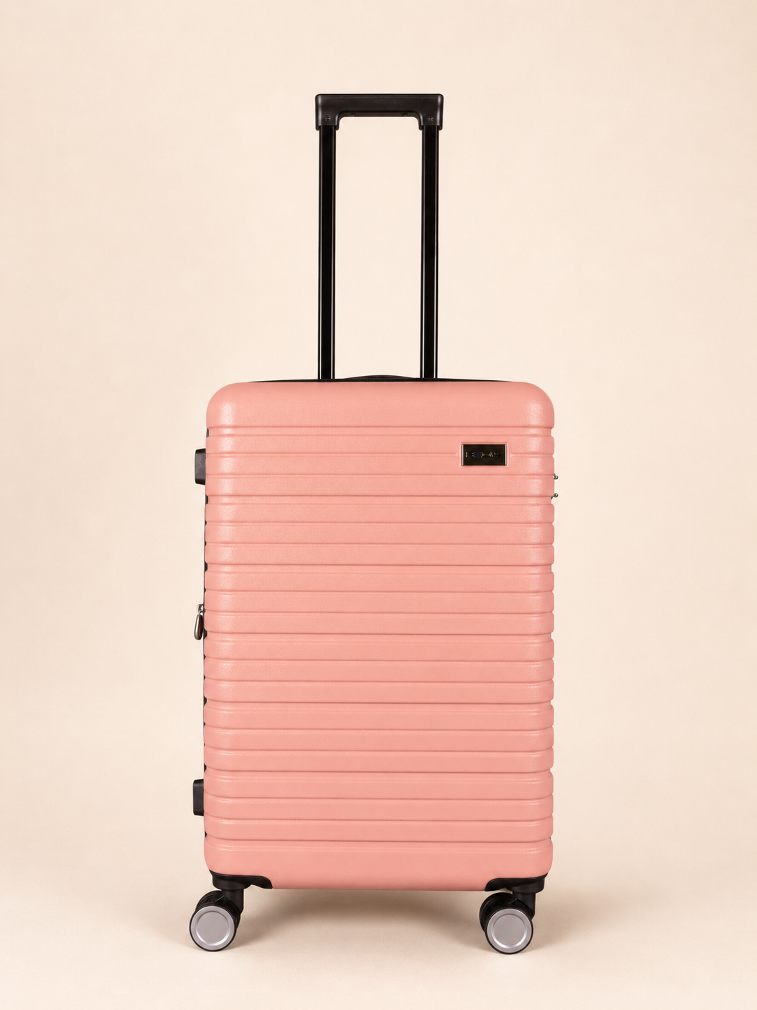 BEOW 3 Piece Pink Luggage Set – 20", 24" & 28" Suitcases with Expandable Hard Shell, Spinner Wheels & TSA Locks