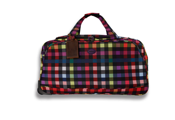 Highbury Large Flight bag With 2 wheeled Holdall, Personalized Luggage Tag, 28" Soft Luggage Suitcase