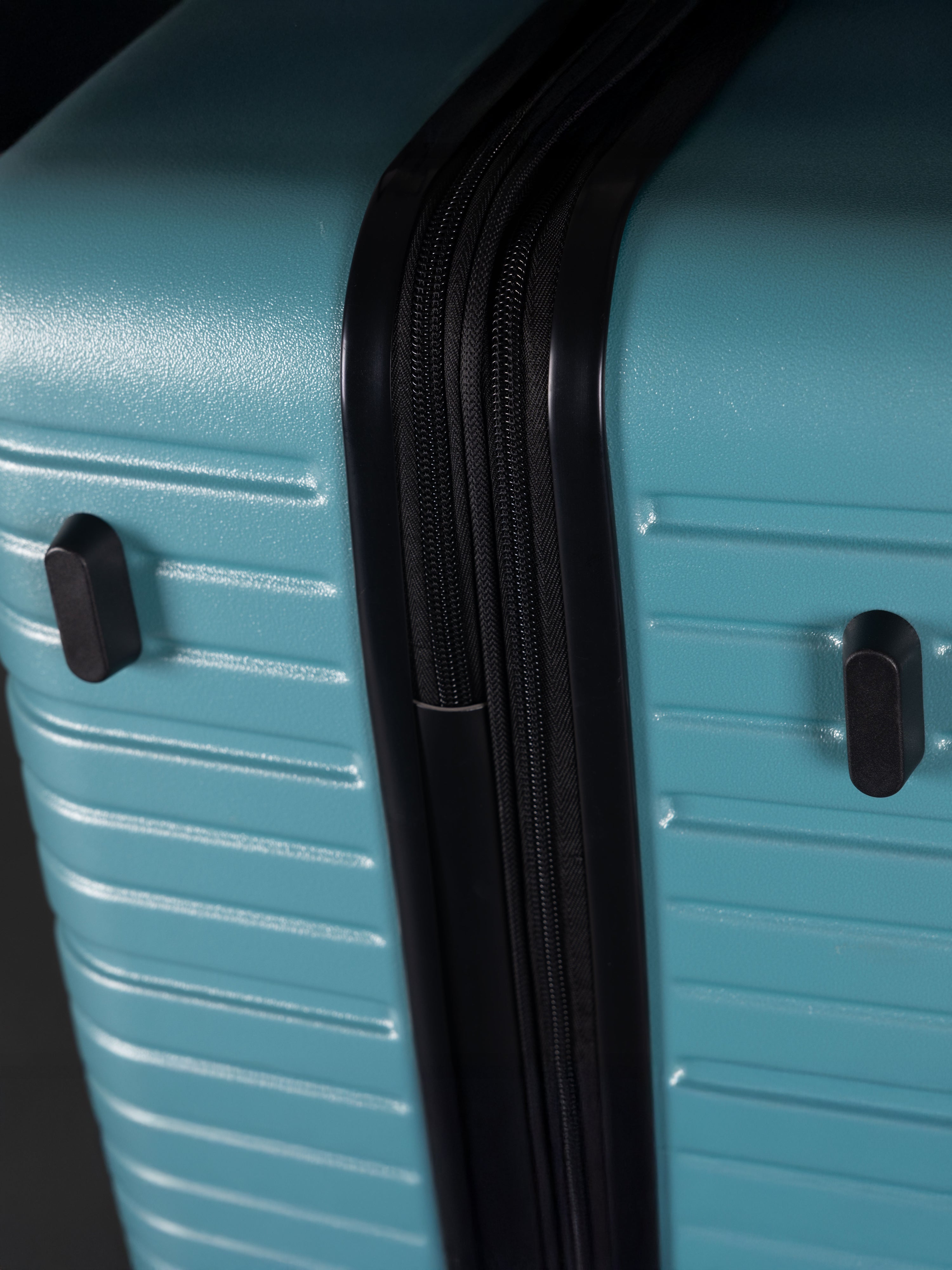 BEOW 3 Piece Teal Luggage Set – 20", 24" & 28" Suitcases with Expandable Hard Shell, Spinner Wheels & TSA Locks