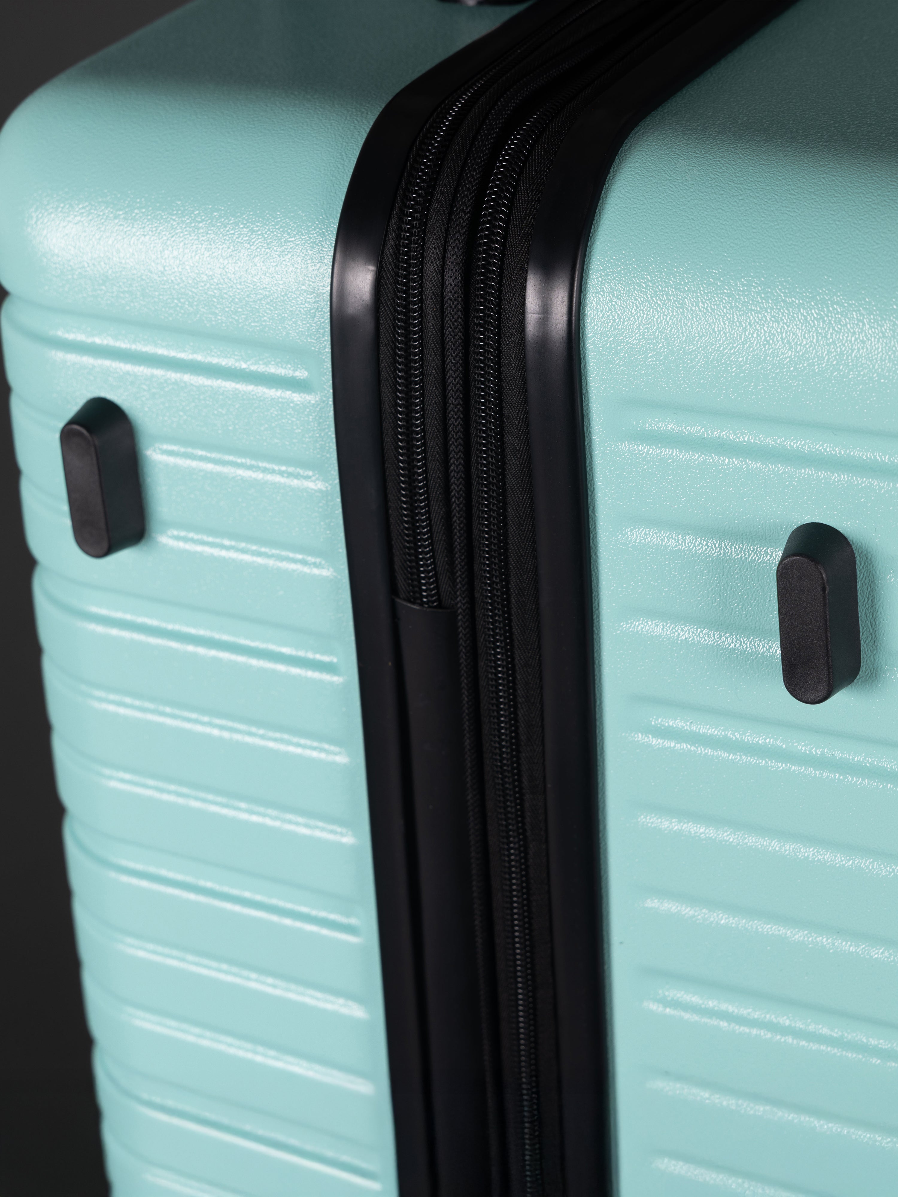 BEOW 3 Piece Mint Luggage Set – 20", 24" & 28" Suitcases with Expandable Hard Shell, Spinner Wheels & TSA Locks