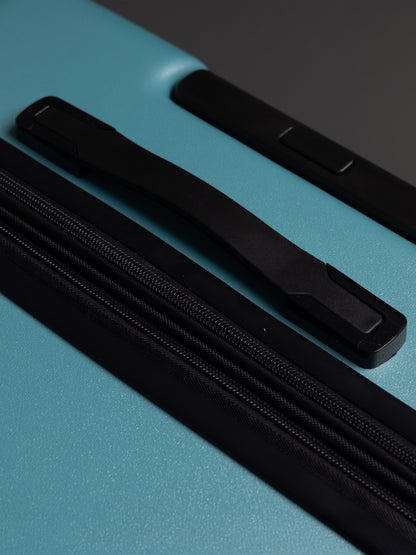 BEOW 3 Piece Teal Luggage Set – 20", 24" & 28" Suitcases with Expandable Hard Shell, Spinner Wheels & TSA Locks