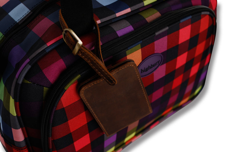 Highbury Large Flight bag With 2 wheeled Holdall, Personalized Luggage Tag, 28" Soft Luggage Suitcase