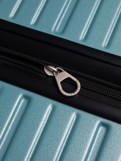 BEOW 3 Piece Teal Luggage Set – 20", 24" & 28" Suitcases with Expandable Hard Shell, Spinner Wheels & TSA Locks