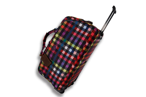 Highbury Large Flight bag With 2 wheeled Holdall, Personalized Luggage Tag, 28" Soft Luggage Suitcase