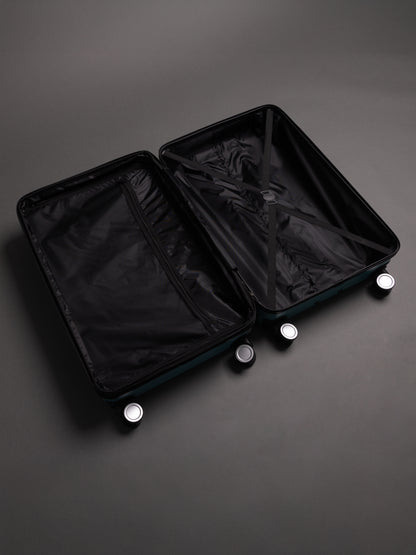 BEOW 3 Piece Teal Luggage Set – 20", 24" & 28" Suitcases with Expandable Hard Shell, Spinner Wheels & TSA Locks