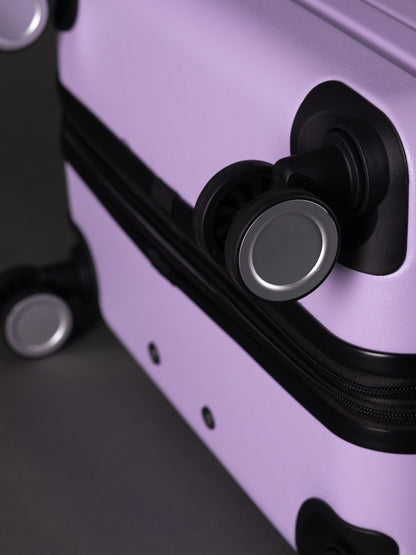 BEOW 3 Piece Lavender Luggage Set – 20", 24" & 28" Suitcases with Expandable Hard Shell, Spinner Wheels & TSA Locks