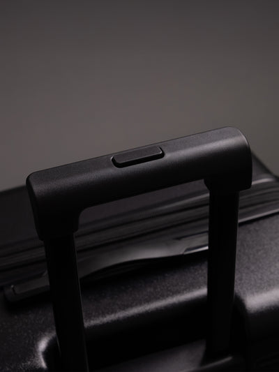 BEOW 3 Piece Black Luggage Set – 20", 24" & 28" Suitcases with Expandable Hard Shell, Spinner Wheels & TSA Locks