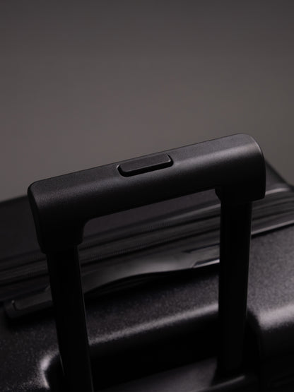 BEOW 3 Piece Black Luggage Set – 20", 24" & 28" Suitcases with Expandable Hard Shell, Spinner Wheels & TSA Locks