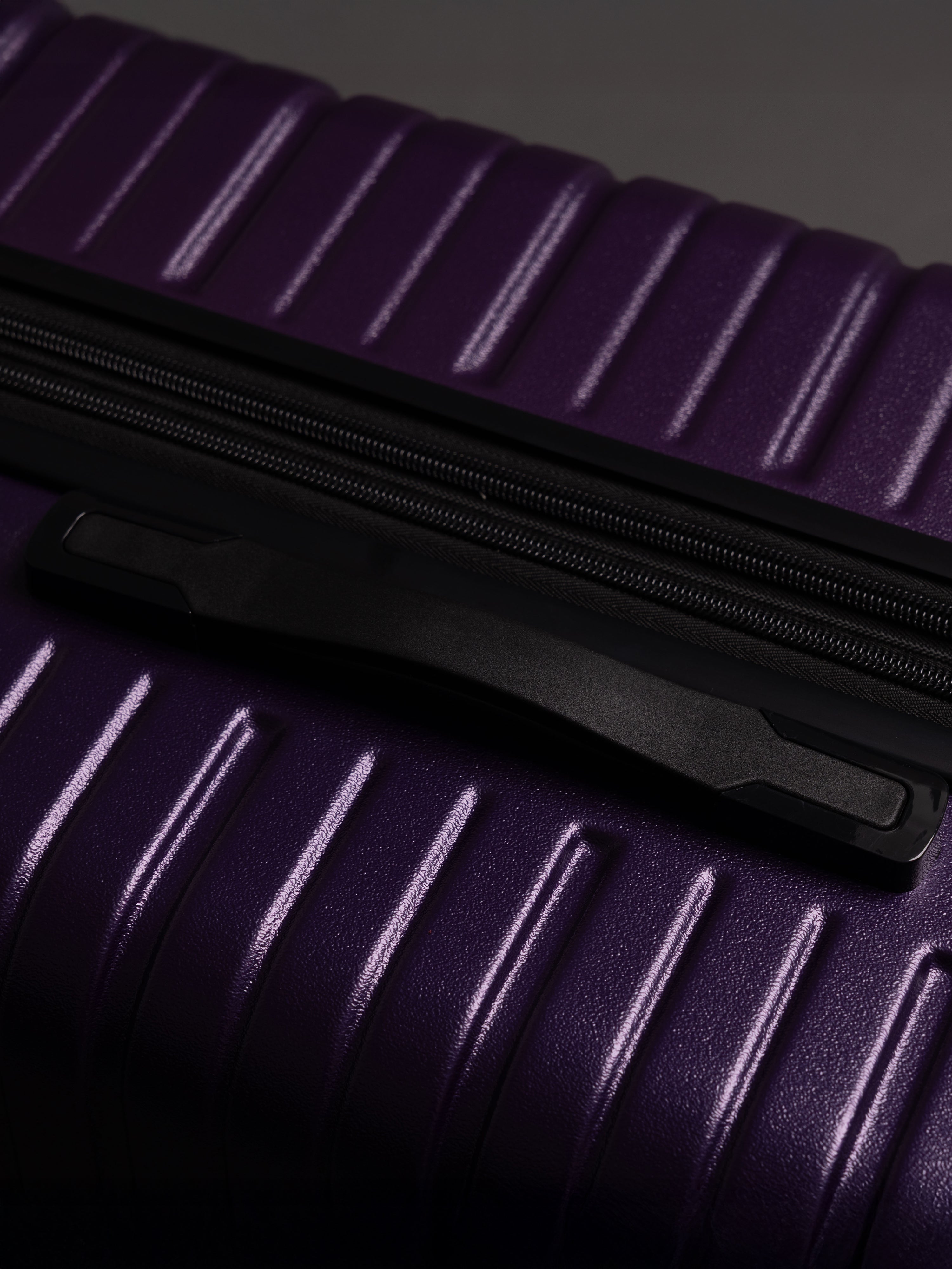 BEOW 3 Piece Purple Luggage Set – 20", 24" & 28" Suitcases with Expandable Hard Shell, Spinner Wheels & TSA Locks