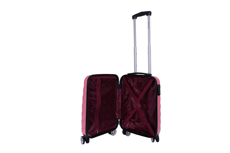 Redbrick Hardside Luggage ABS Hard-Shell Spinner/Suitcase Set with 8 Wheels - 71cm / 28 inches, 61cm / 24 inches, 55cm / 20 inches 3 Piece Set (20", 24",28")