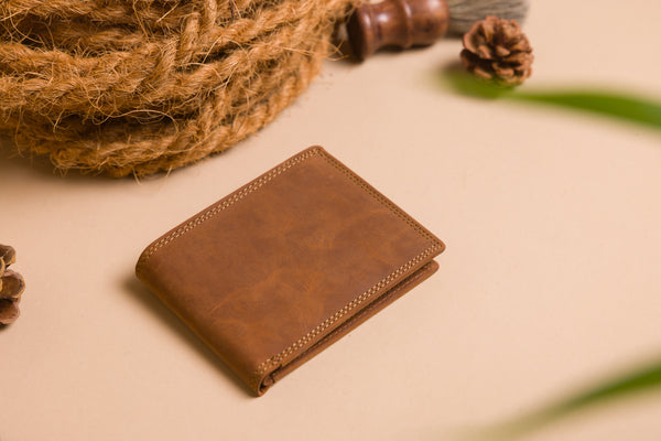 "Christmas gift – engraved leather wallet for him"
