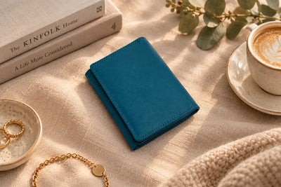 Personalised Ottanio Leather Purse for Women | RFID Wallet with 18 Card Slots