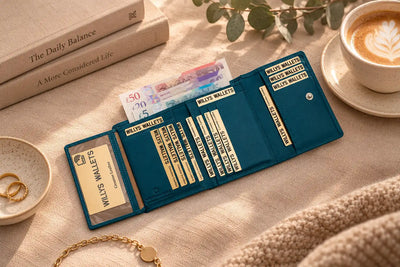 Personalised Ottanio Leather Purse for Women | RFID Wallet with 18 Card Slots