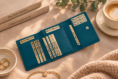 Personalised Ottanio Leather Purse for Women | RFID Wallet with 18 Card Slots